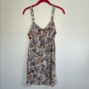 EUC Lily Rose Floral Sleeveless Mini Dress sz XL